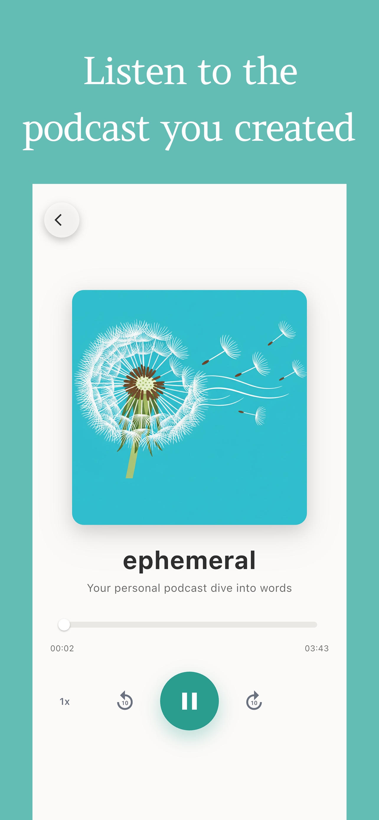 Podcast Learning Screen